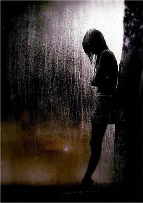 Девушка дождь фото