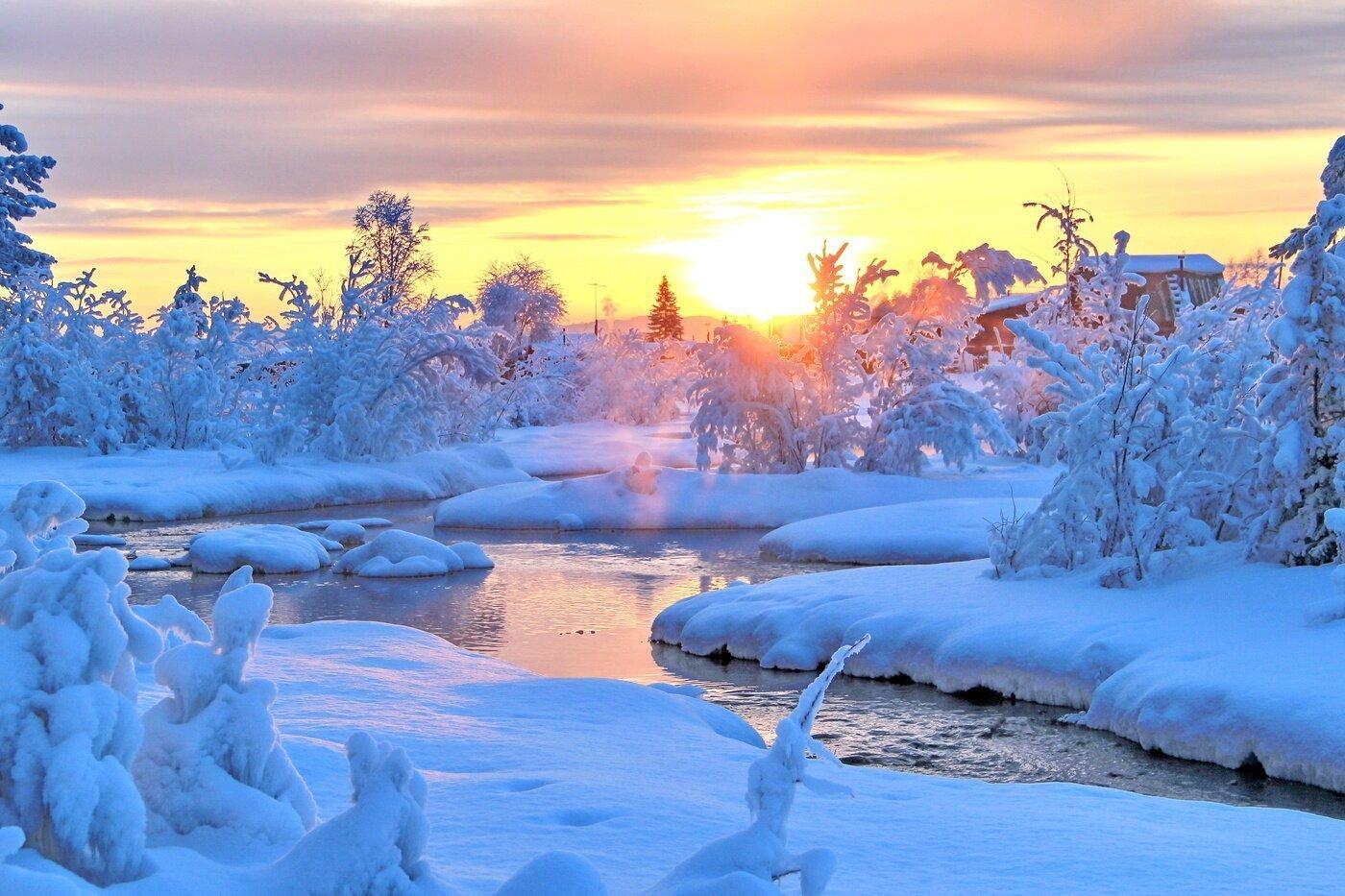 Зима картинки природа
